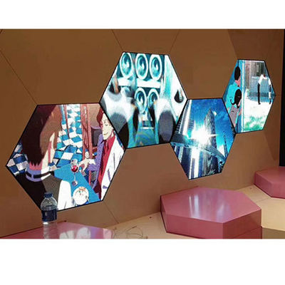 고 정밀 헥사곤 LED 스크린, 큰 부하 사용자 지정 LED 디스플레이