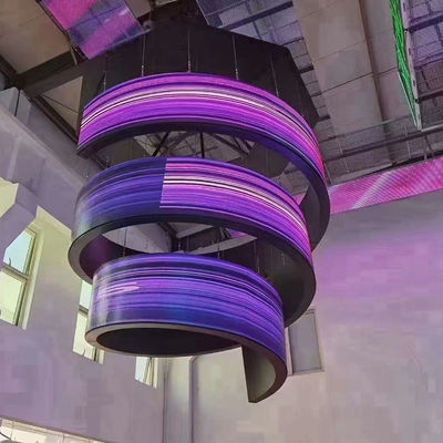 고 콘트라스트 LED 투명 필름 스크린 모듈 조립