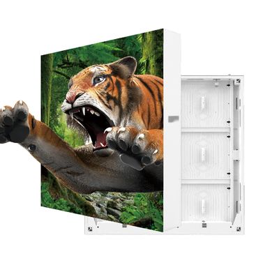 맞춤형 유리 없는 3D 디스플레이 야외 알루미늄 캐비닛 480mm*320mm 고화질