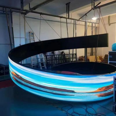HMT-SA-P2.5 스테이지 LED 디스플레이 스크린 풀 컬러 커브드 아웃도어 LED 스크린