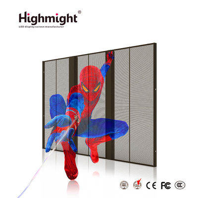 실내 TRA-B 15-15 투명한 LED 화면 3D 광고 화면 두 가지 유지보수 방법