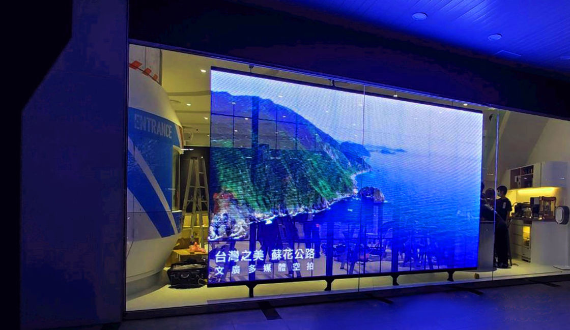 1000mm*1000mm 투명한 LED 화면 화면 전체 색상 VTB-P15-15